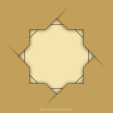 Ramadan Kareem greeting ornament pattern background. Vectorのイラスト素材