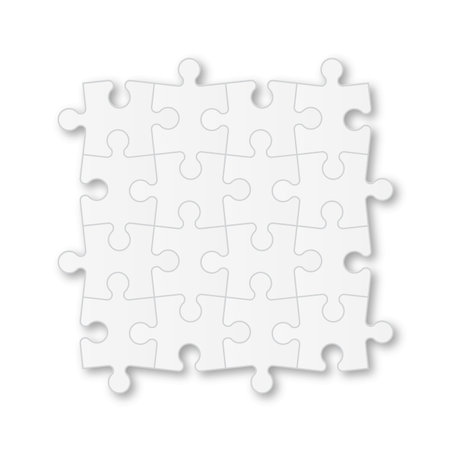 Set puzzle pieces. Texture mosaic background. Vector.のイラスト素材