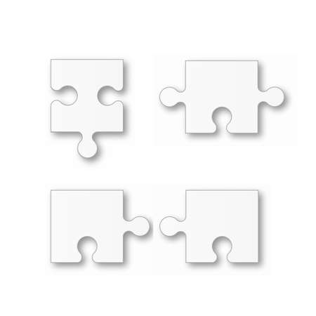 Set puzzle pieces. Texture mosaic background. Vectorのイラスト素材