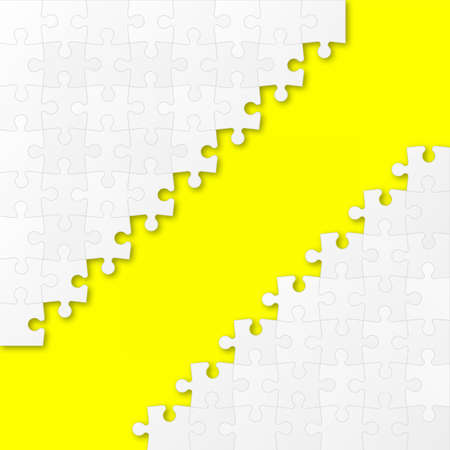 Set puzzle pieces. Texture mosaic background. Vectorのイラスト素材