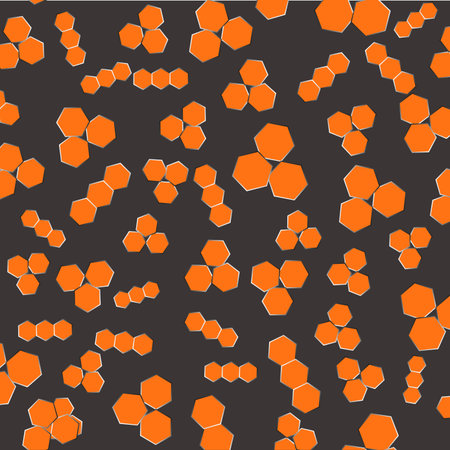 Seamless pattern with abstract figures. Vector.
