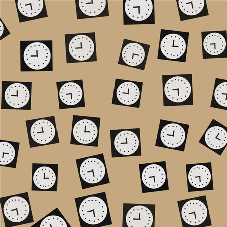 Seamless pattern with abstract figures. Vector.