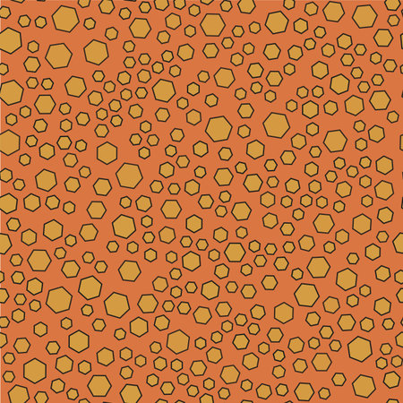 Seamless pattern with abstract figures. Vector.