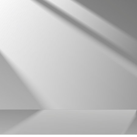 3d Gray stage background product showcase display podium scene with soft shadow. Vector...