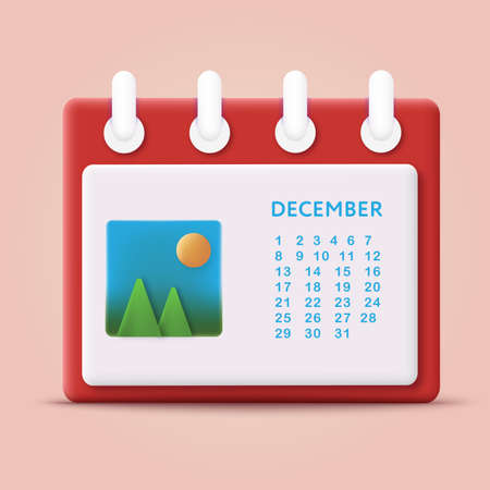 3d Calendar icon with check sign. vector illustrationのイラスト素材