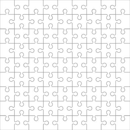 white puzzles. business background. vector illustrationのイラスト素材