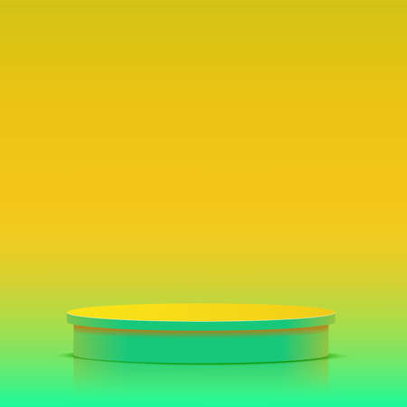 Abstract background with trendy color podium for presentation. vector illustrationのイラスト素材
