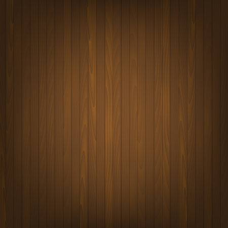 Dark brown wooden background. vector illustrationのイラスト素材
