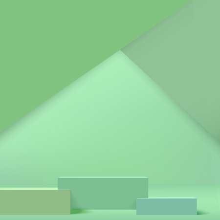 Blue podium or pedestal with spotlight. Vectorのイラスト素材