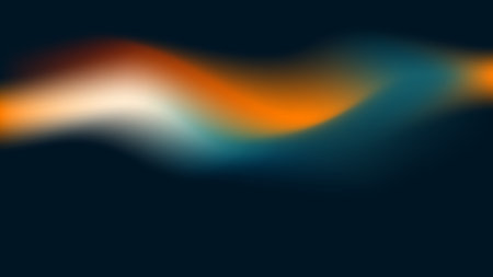 Vibrant abstract waves create a stunning visual experience in dark background.