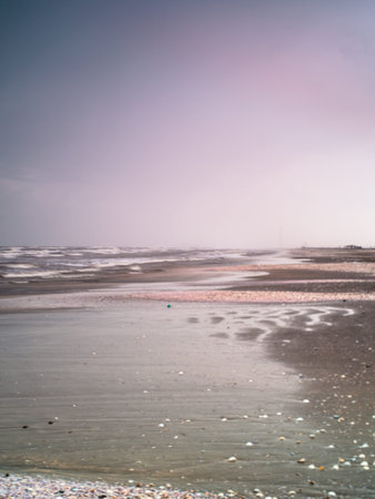 Slow motion of sea wave