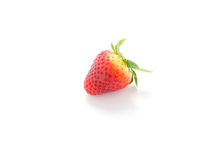 Strawberry on white backgroundの写真素材