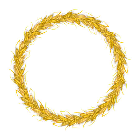 Circle frame with spikes.のイラスト素材
