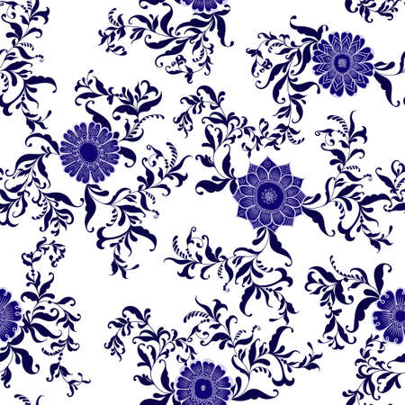 Abstract Flowers.のイラスト素材