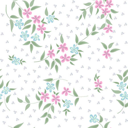 Bunch of Flovers. Vector Illustration.のイラスト素材