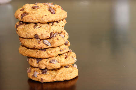 a pile of cookies on the table topの写真素材
