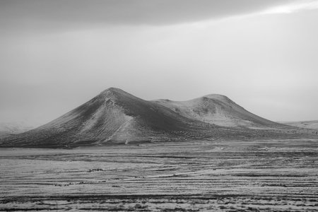 After a snowstorm, eastern Turkeyの写真素材