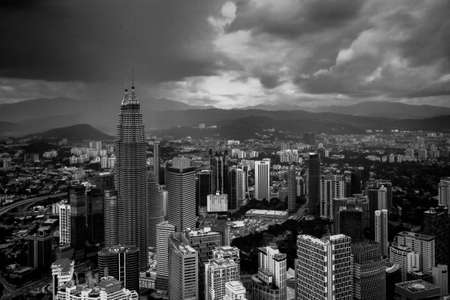 Kuala Lumpur City view from KL towerのeditorial素材