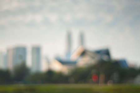 Blur image of Kuala Lumpur Cityの写真素材