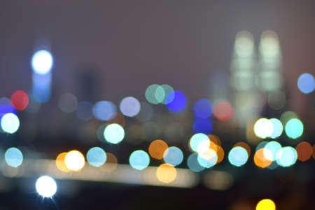 Blur light of cityの写真素材