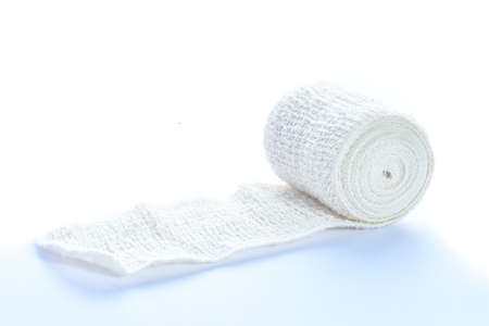 Medical bandage roll isolatedの写真素材