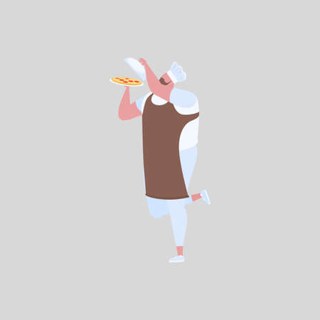 Activities man chef in uniform. Professional restaurant worker.のイラスト素材