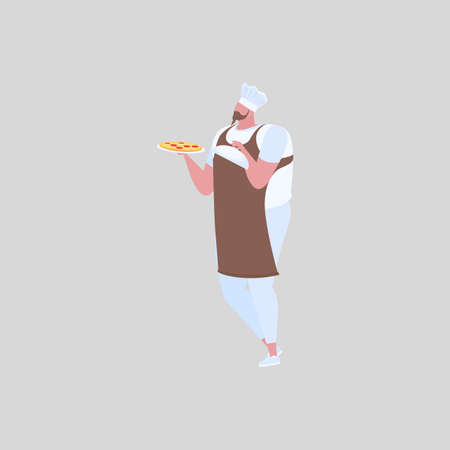 Activities man chef in uniform. Professional restaurant worker.のイラスト素材