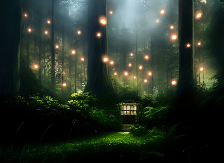 colorful magic tree of lifeの写真素材