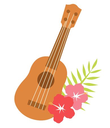 Ukuleleのイラスト素材