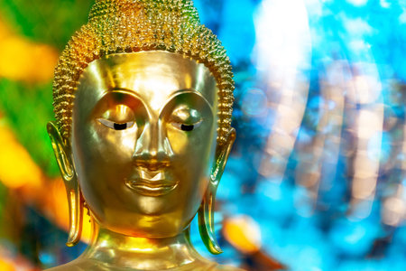 Buddha face at Wat Tha Ga Rong Ayutthaya, Thailand.