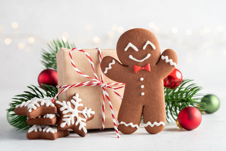 Cute Gingerbread man