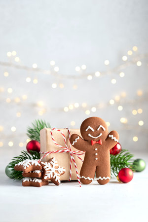 Cute Gingerbread man