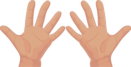 ten from fingersのイラスト素材