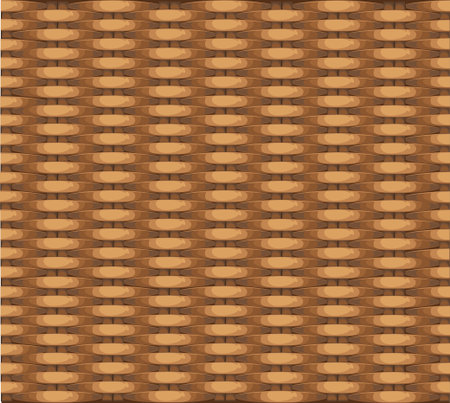 Seamless texture of wicker baskets for your design