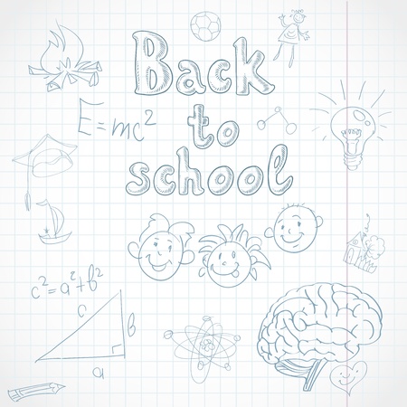 Back to school backgroundのイラスト素材
