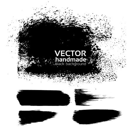 Handmade texture background from brush strokesのイラスト素材