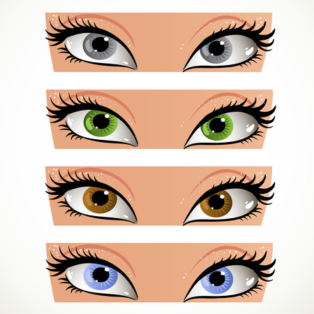 Color look smb in the faceのイラスト素材