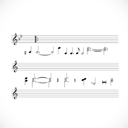 musical notesのイラスト素材