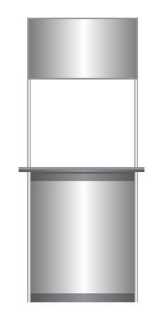 White counterのイラスト素材