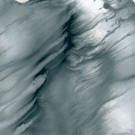 Abstract wet dark vector monotype 1のイラスト素材