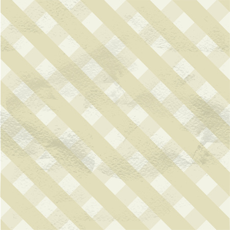 Seamless vintage beige pattern of crossed strips on grange paperのイラスト素材