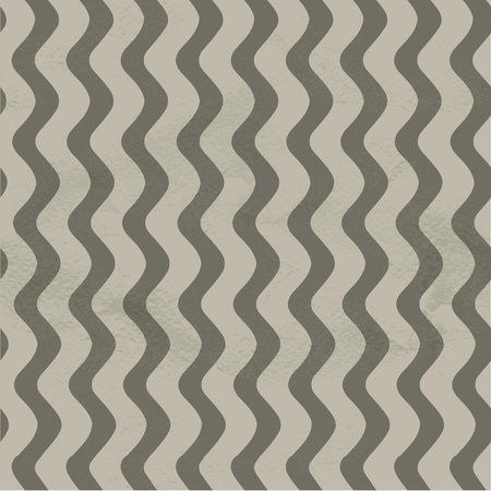 Seamless vintage pattern of vertical smooth waves on grange paperのイラスト素材