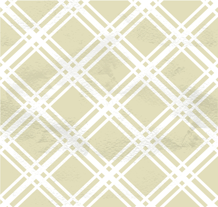Seamless geometric beige vintage pattern from in the diagonal cellsのイラスト素材