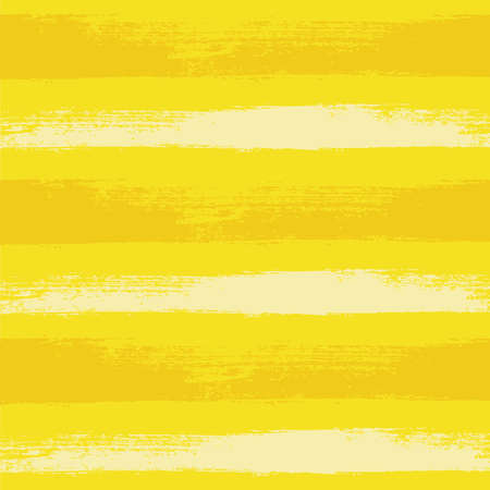 Yellow seamless pattern from abstract long textured brush strokes on a yellow backgroundのイラスト素材