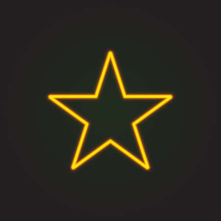 Star icon. Flat star sign isolated icon sign vectorのイラスト素材