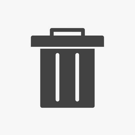 Garbage icon, Tools and utensils icon. Glyph, Solid style. Vector illustrationのイラスト素材