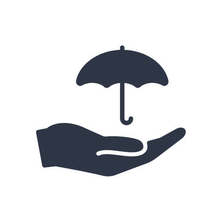 Protection service - Minimal vector icon. Vector illustrationのイラスト素材
