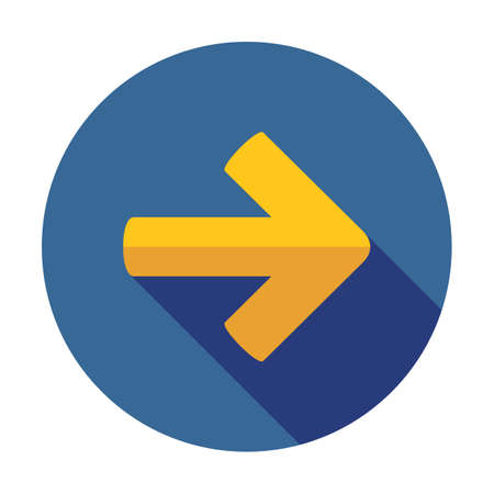 Right arrow symbol iconのイラスト素材