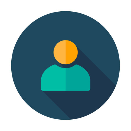User Icon. Person Profile Sign. Vector Avatar Illustration. Office Human Web Symbol. Business Man Silhouette. Ui Head Internet. Male Social Member Thin Flat Pictogramのイラスト素材