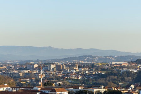 Porto, Portugal - 02.02.2024: Aerial view of the cityscape of Vila Nova de Gaia in Portugalのeditorial素材